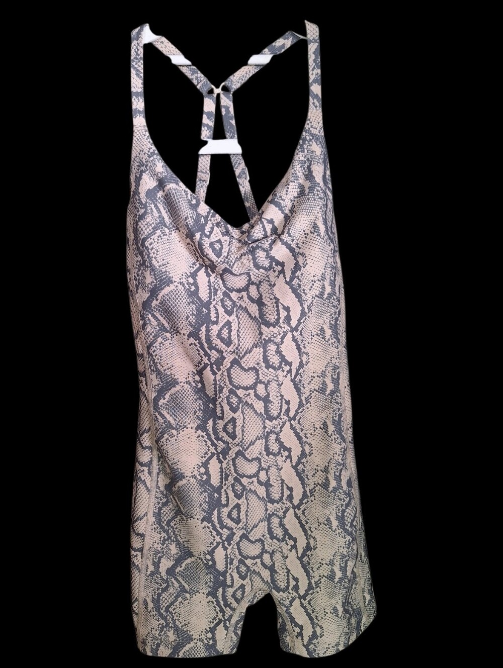 Lorna Jane Viper Bodysuit XS Snake Print Romper Playsuit Yoga Activewear